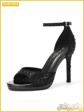 Women's Open Toe Platform High Heel Sandals Adjustable Ankle Strap